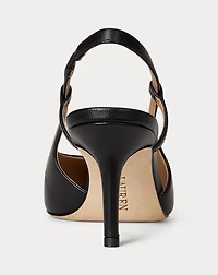 Khloe Leather Slingback Pump