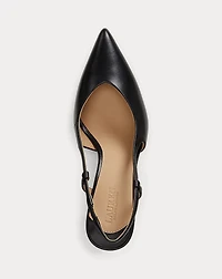 Khloe Leather Slingback Pump