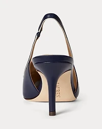 Khloe Two-Tone Slingback Loafer Pump