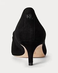 Adrienne Suede Kiltie Pump