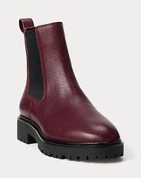 Allyson Pebbled Leather Bootie