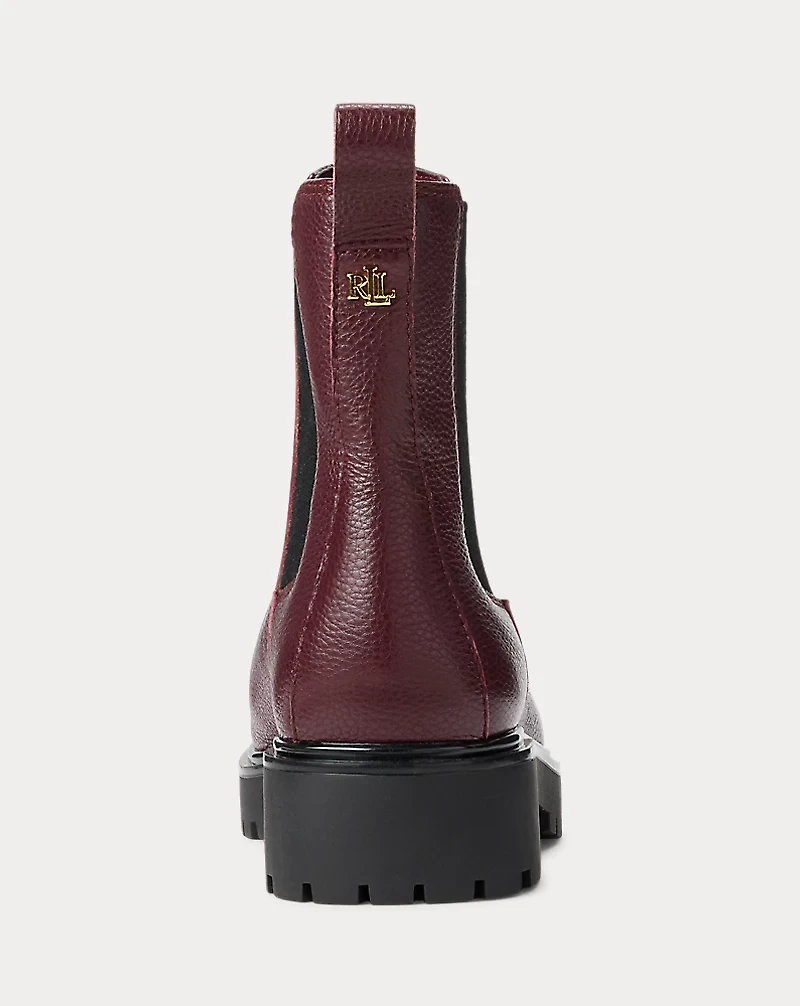 Allyson Pebbled Leather Bootie