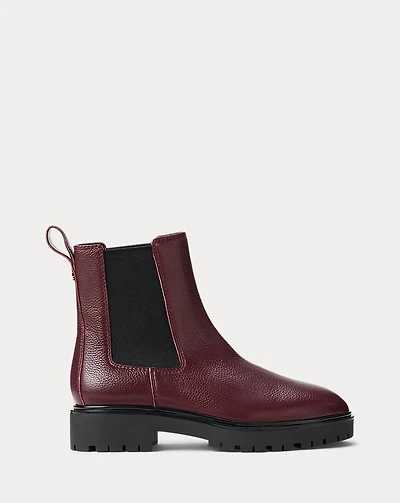 Allyson Pebbled Leather Bootie