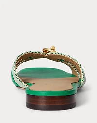 Blaike Cross-Dyed Canvas Slide Sandal