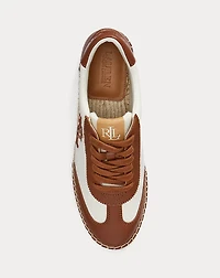 Luize Canvas & Nappa Espadrille Sneaker