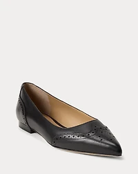 Loraine Perforated Leather Ballet Flat