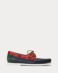 Merton Color-Blocked Leather Boat Shoe