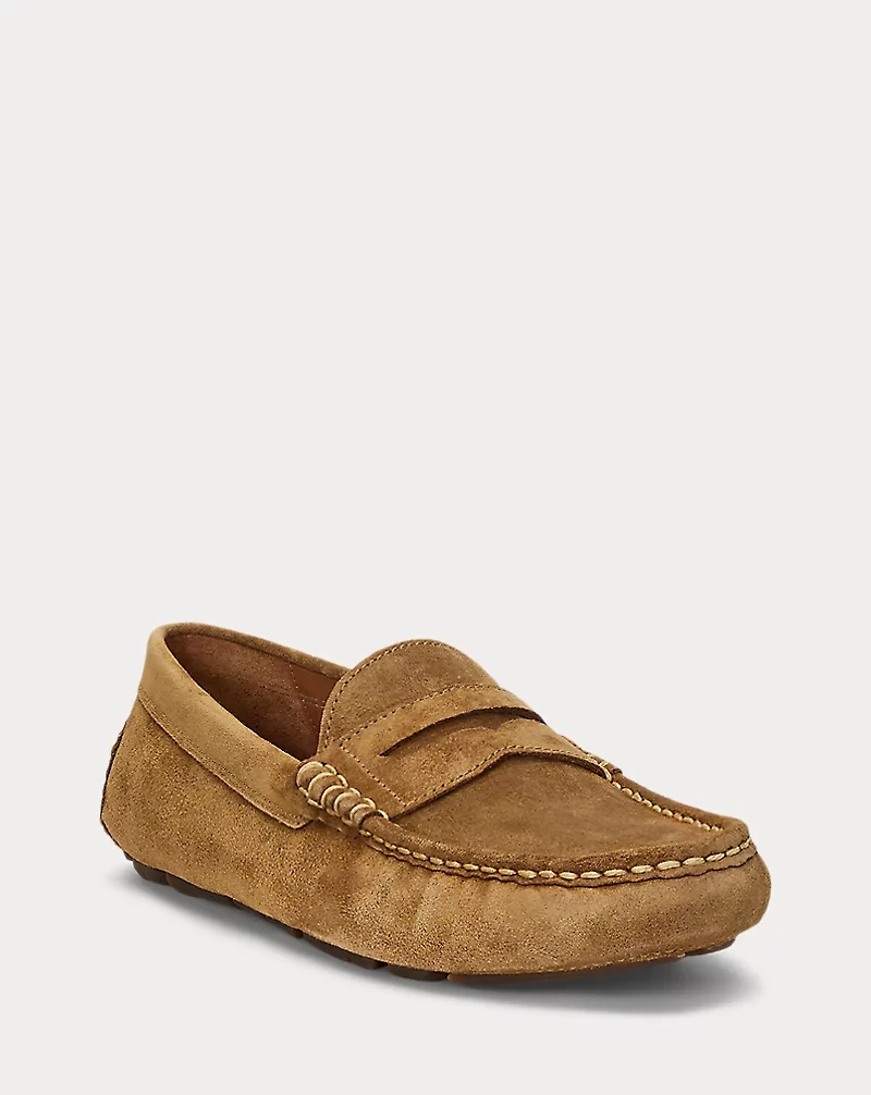 Anders Suede Penny Driver
