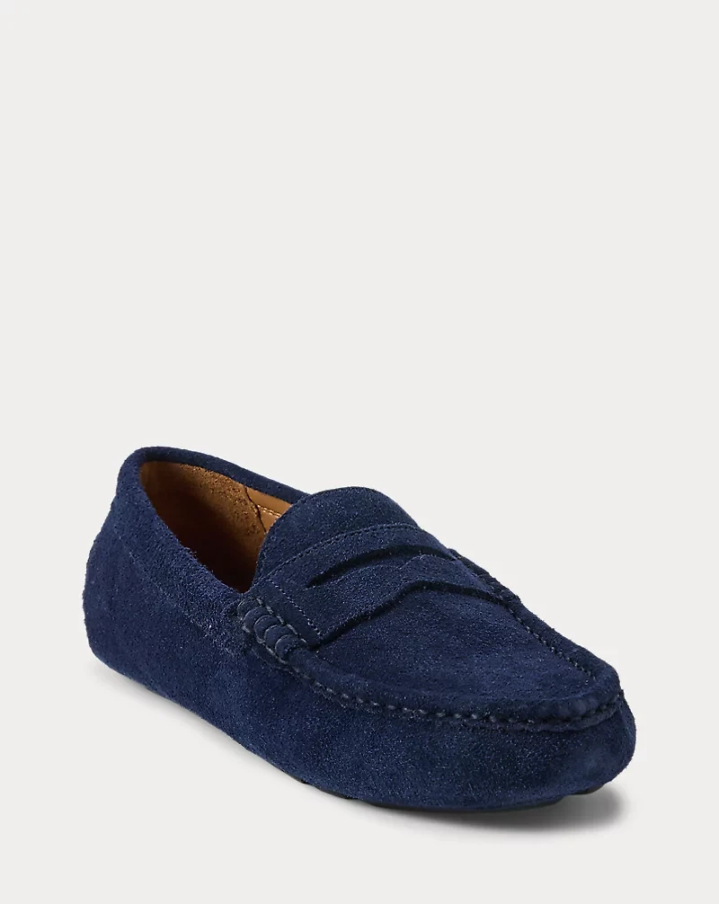 Anders Suede Penny Driver