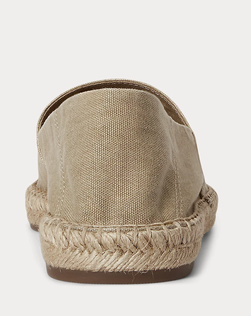 Cevio Washed Canvas Espadrille