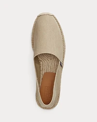 Cevio Washed Canvas Espadrille