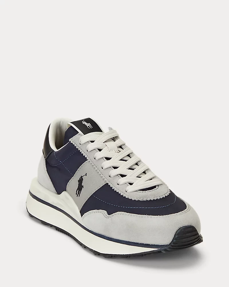 Train 89 Leather & Canvas Sneaker