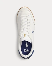 Leather-Suede Low-Top Sneaker