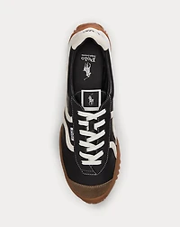 Treaded Leather Low-Top Sneaker
