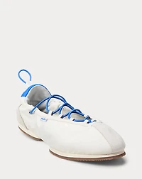 The Nylon Lace-Up Ballerina Sneaker