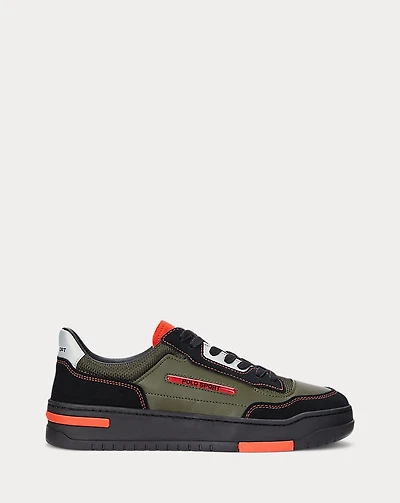 PS300 Leather-Paneled Sneaker