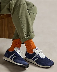 PRL Trail 100 Suede & Mesh Sneaker