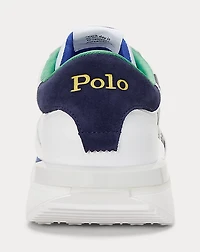 Train 89 Logo Leather & Oxford Sneaker
