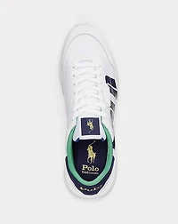Train 89 Logo Leather & Oxford Sneaker