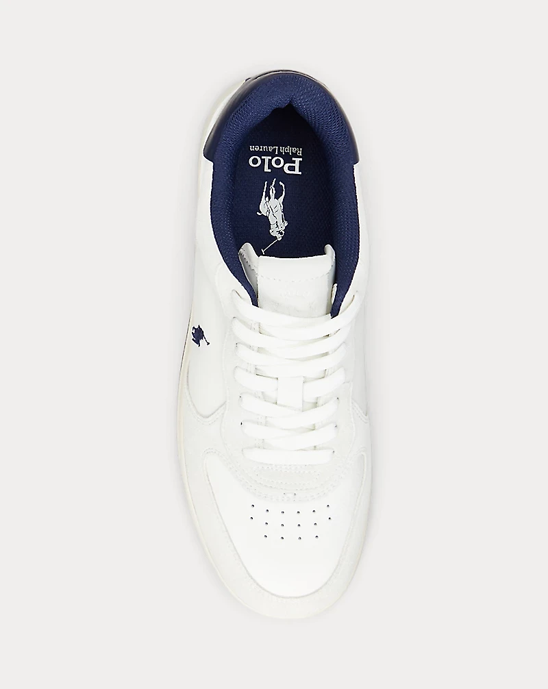 Masters Court Suede-Paneled Sneaker