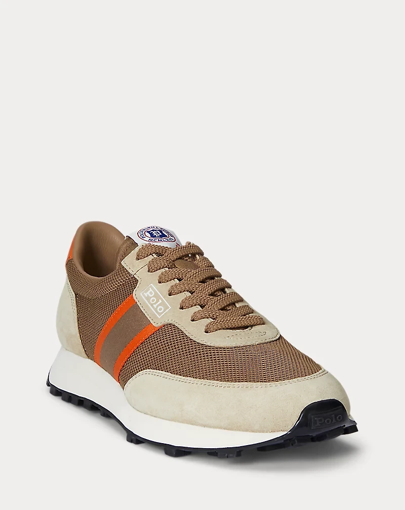 PRL Trail 100 Suede & Mesh Sneaker
