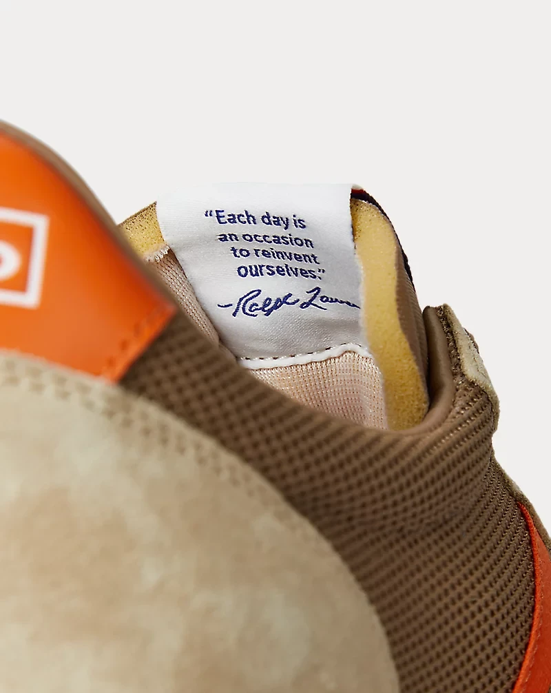 PRL Trail 100 Suede & Mesh Sneaker