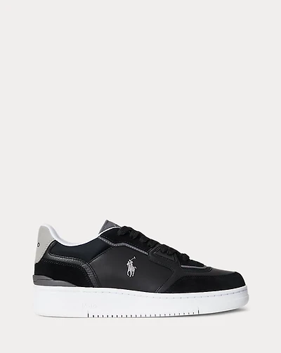 Open Masters Suede-Paneled Sneaker