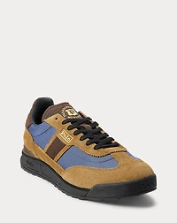 Varick Suede-Paneled Sneaker