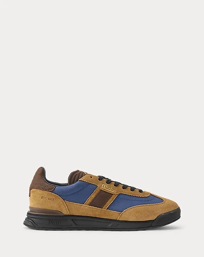 Varick Suede-Paneled Sneaker