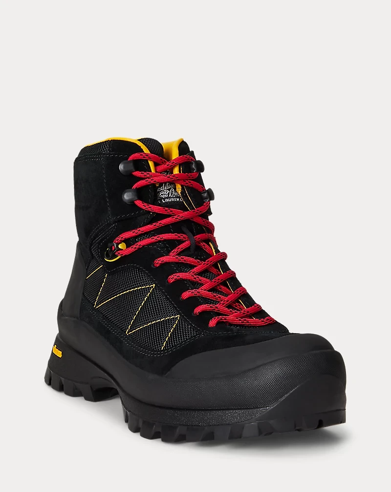 Logan Suede-Paneled Trail Boot