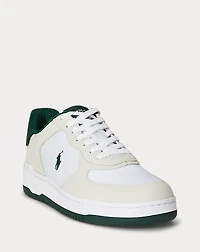 Masters Court Nubuck-Paneled Sneaker