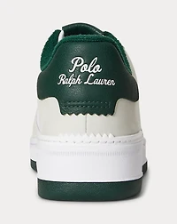 Masters Court Nubuck-Paneled Sneaker