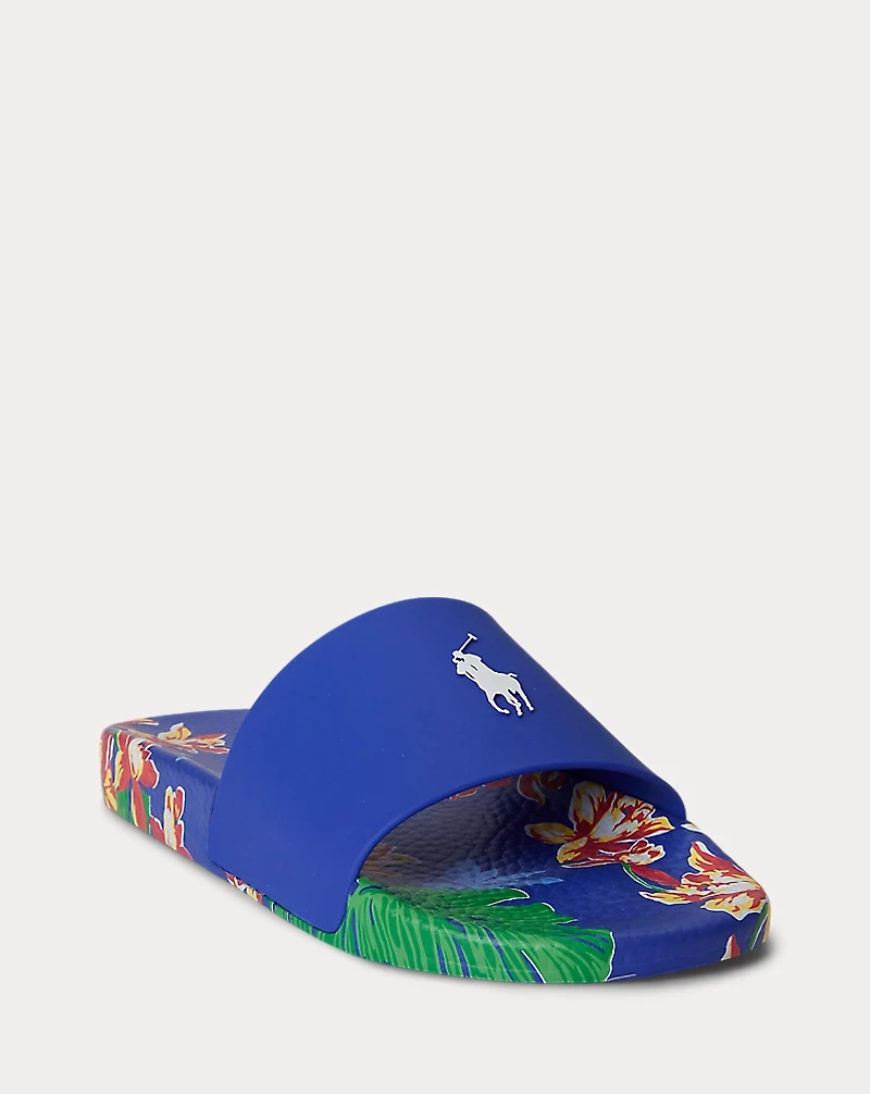 Floral-Print Slide