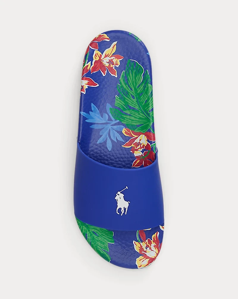 Floral-Print Slide