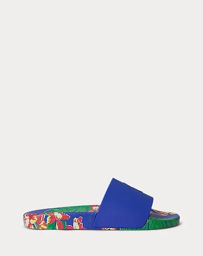 Floral-Print Slide