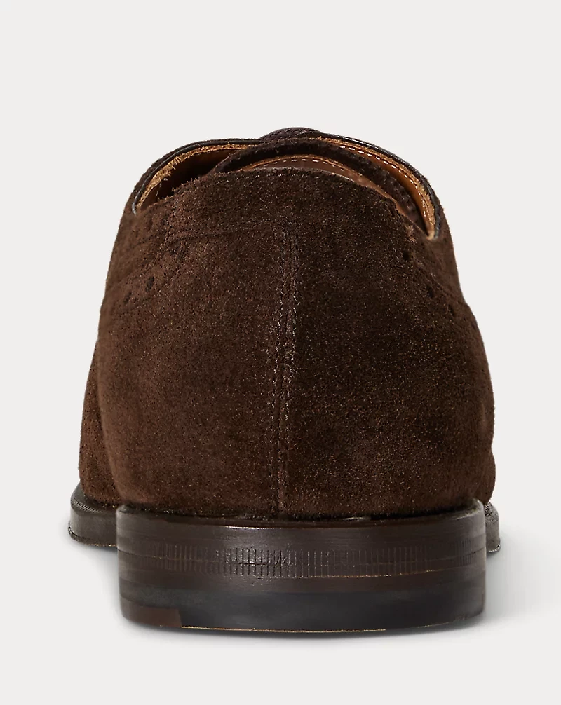 Maestra Calf-Suede Cap-Toe Shoe
