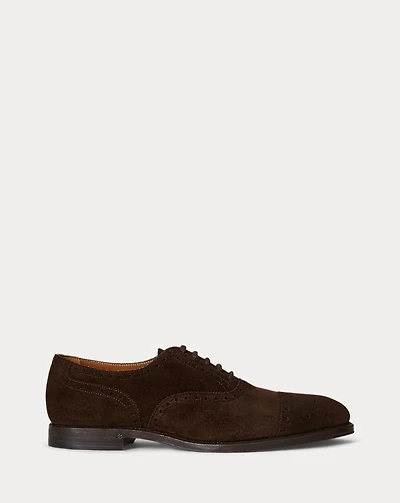 Maestra Calf-Suede Cap-Toe Shoe