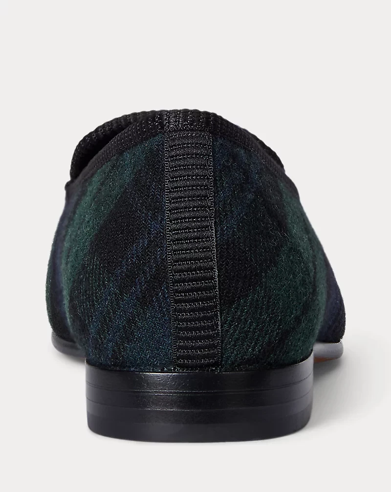 Paxton Bullion-Crest Plaid Slipper