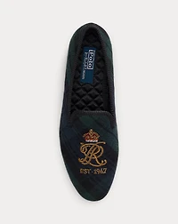 Paxton Bullion-Crest Plaid Slipper