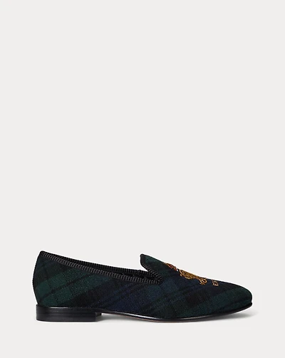 Paxton Bullion-Crest Plaid Slipper