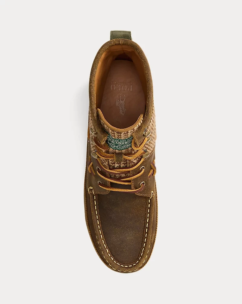 Ranger Mid Suede & Wool Tweed Boot