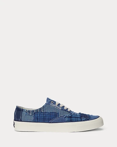 Keaton Indigo Patchwork Sneaker