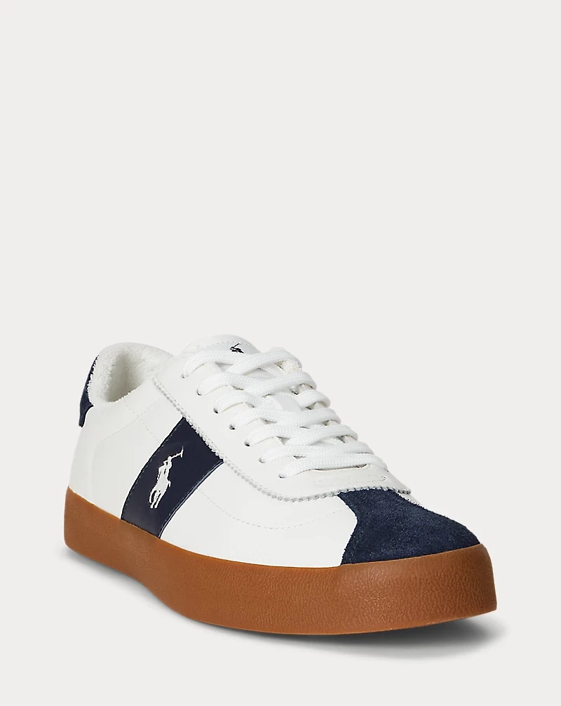 Court Vulc Leather-Suede Sneaker