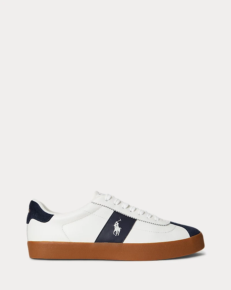 Court Vulc Leather-Suede Sneaker