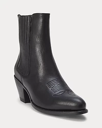 Leather Chelsea Western Boot