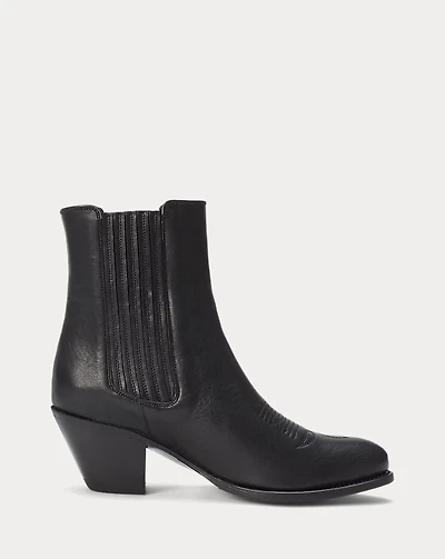 Leather Chelsea Western Boot