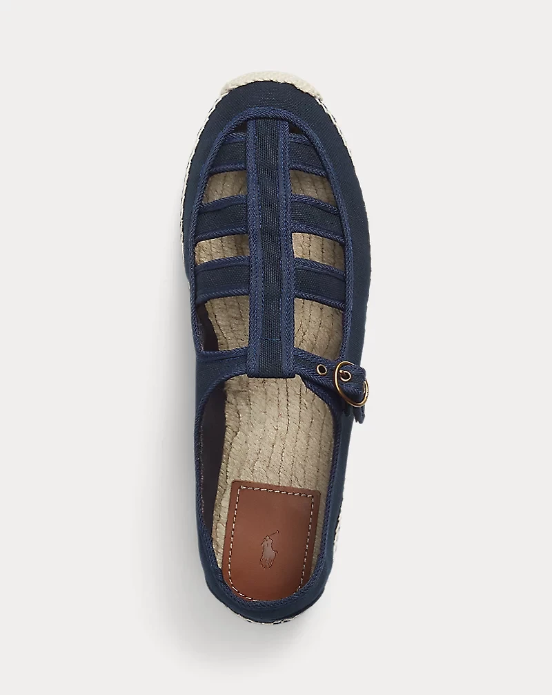 Cutout Canvas Espadrille