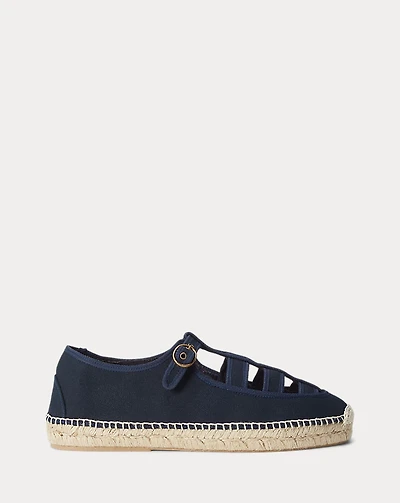 Cutout Canvas Espadrille