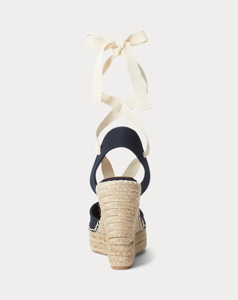 Canvas Wedge Espadrille