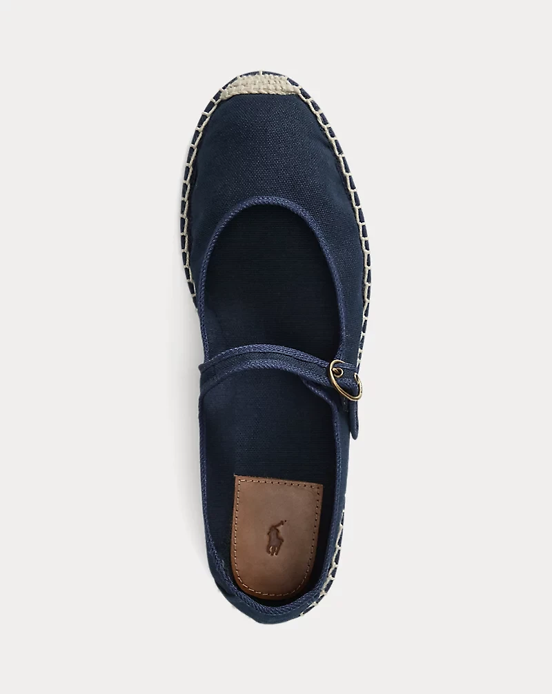 Canvas Mary Jane Espadrille